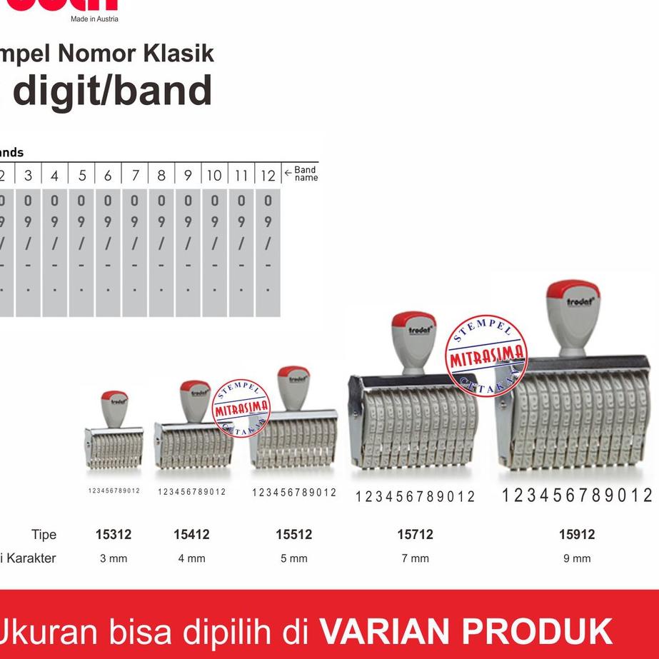 

Recomend Stempel klasik nomor merk Trodat 12 digit ,,