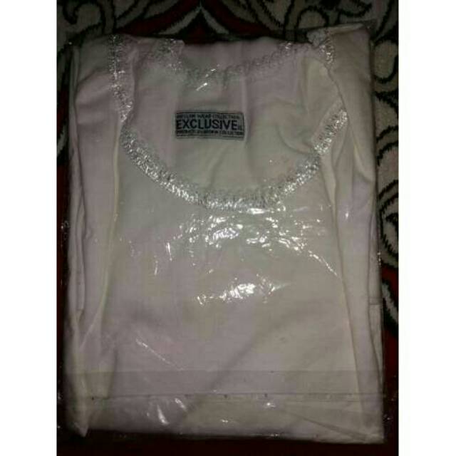 Kaos Dalam Wanita Resleting Haji Dan Umrah-Singlet Haji Wanita Resleting