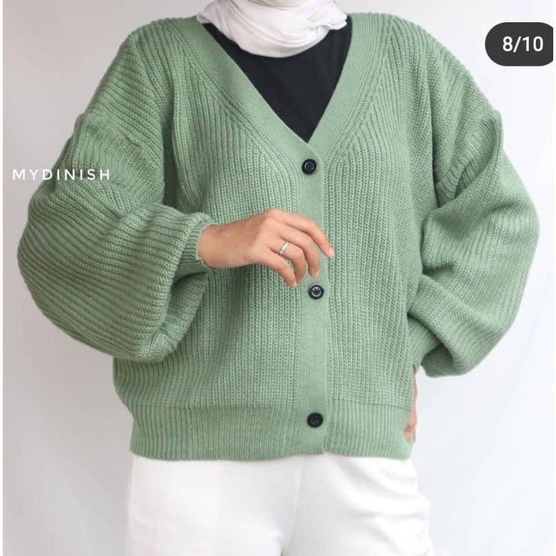 cardy rajut tangan balon