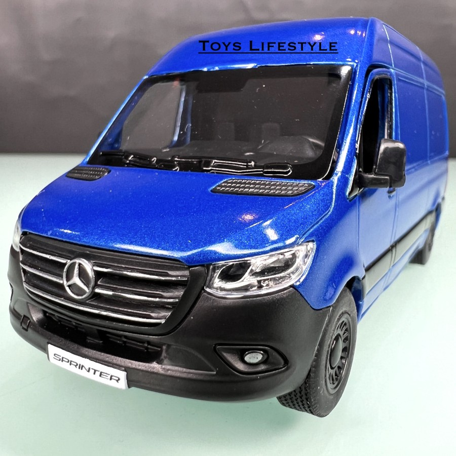 Mobil Kinsmart Diecast - Mercedes Benz Sprinter Skala 1:48