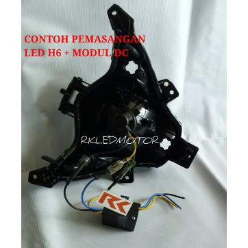 Paket Hemat       Lampu Motor Led H6 Dan Modul Dc Atau Converter Dc Terbaik