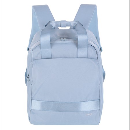 MINISO Tas Laptop Tas Ransel Laptop Kasual Tas Punggung Wanita Cewek - Biru