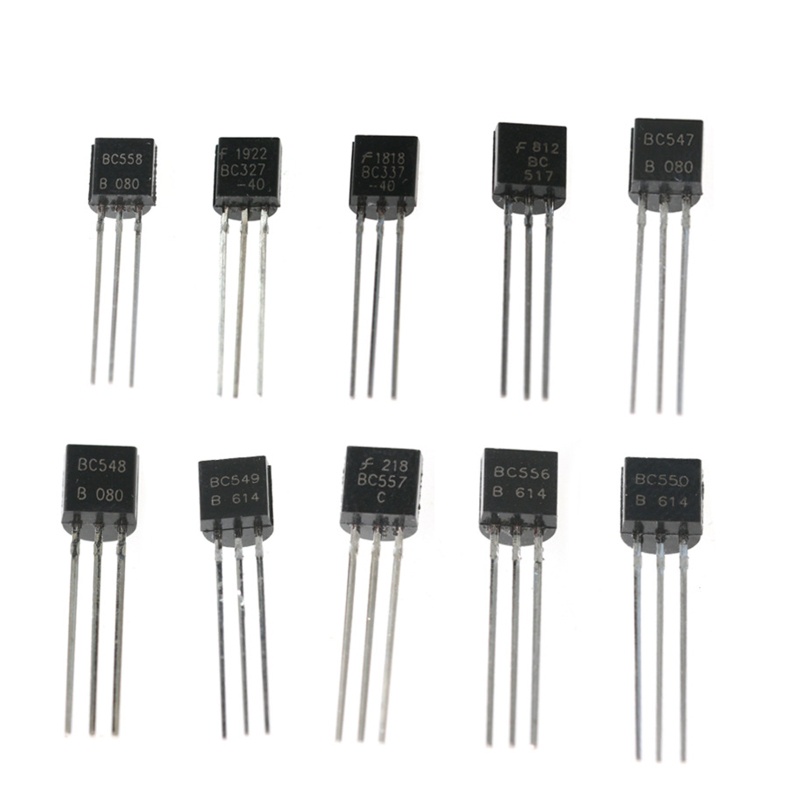 Transistor btsg TO-92 Aneka Kit BC327 BC337 BC517 BC547 BC548 10nilai