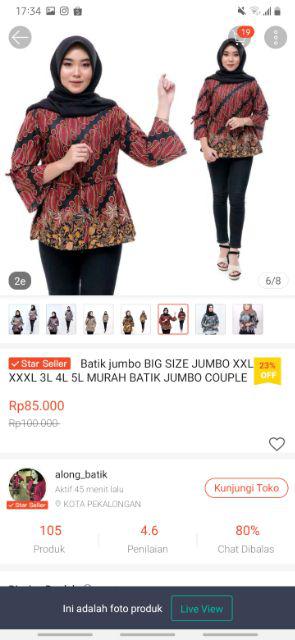 Batik Jumbo Big Size Jumbo Xxl Xxxl 3l 4l 5l Murah Batik Jumbo Couple m,l,xl,xxl,xxxl,xxxxl,xxxxxl