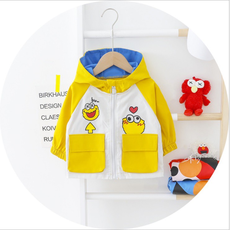 EL22 Jaket bayi dan anak laki laki dan perempuan import motif el mo