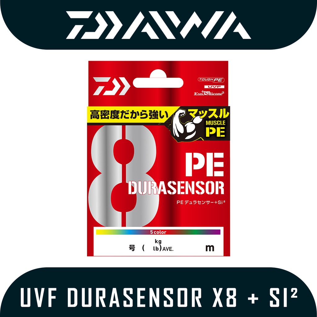 Senar Pancing PE Daiwa Durasensor X8+SI2 Muschle PE 300m