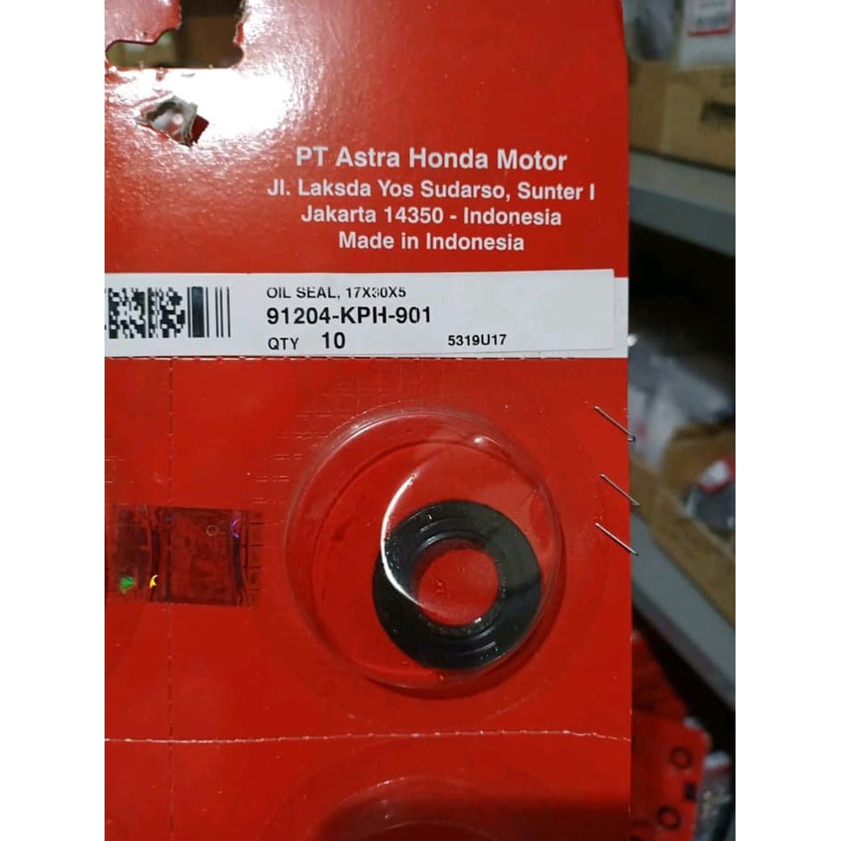 

Oil Seal Ukuran 17X30X5 91204KPH901 hpm-01
