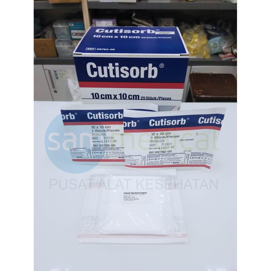 CUTISORB STERIL 10X10CM / MODERN DRESSING/ PERAWATAN LUKA