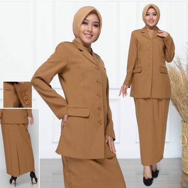 Stelan blazer pns/asn/pemda pangkat warna tua