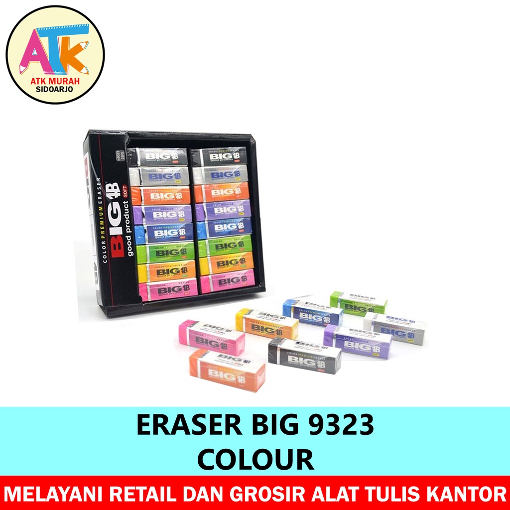 

Eraser BIG 9323 Colour