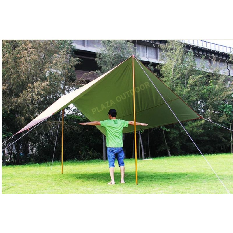 Flysheet 4x6 bigs mount - flysheet tenda camping ukuran 4x6 kombinasi 2 warna - flysheet tenda dome 