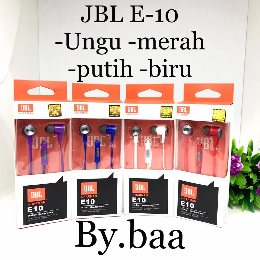 HANDSFREE JBLL E10 IN EAR HEADPHONES