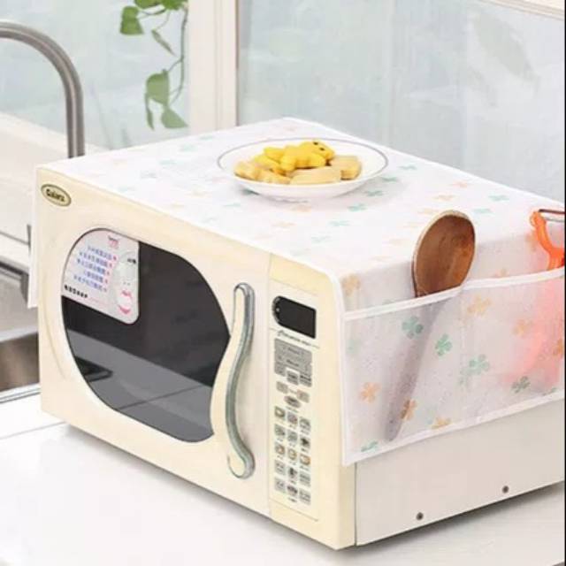 Sarung mikrowave tempat barang#cover penutup oven microwave