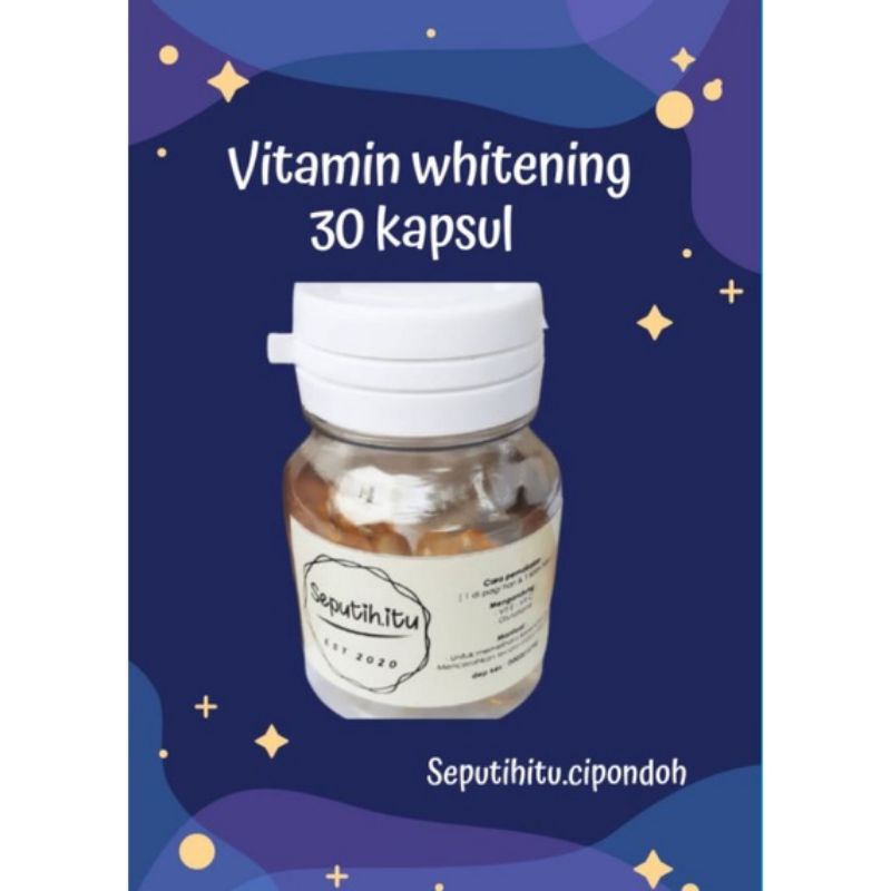 Vitamin whitening 30 kapsul