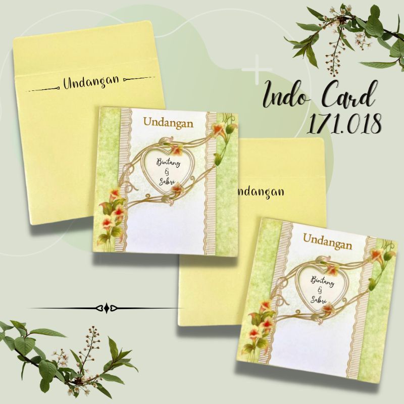indo card 171.018 undangan pernikahan, undangan pernikahan murah, kertas undangan pernikahan kosong,