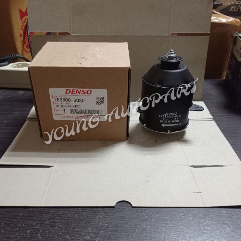 MOTOR FAN RADIATOR/DINAMO KIPAS RADIATOR AVANZA/XENIA/RUSH/TERIOS DENSO