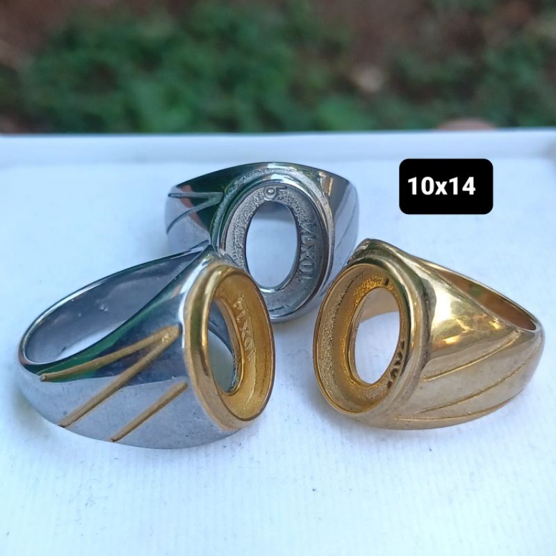 EMBAN RING CINCIN TITANIUM 10X14