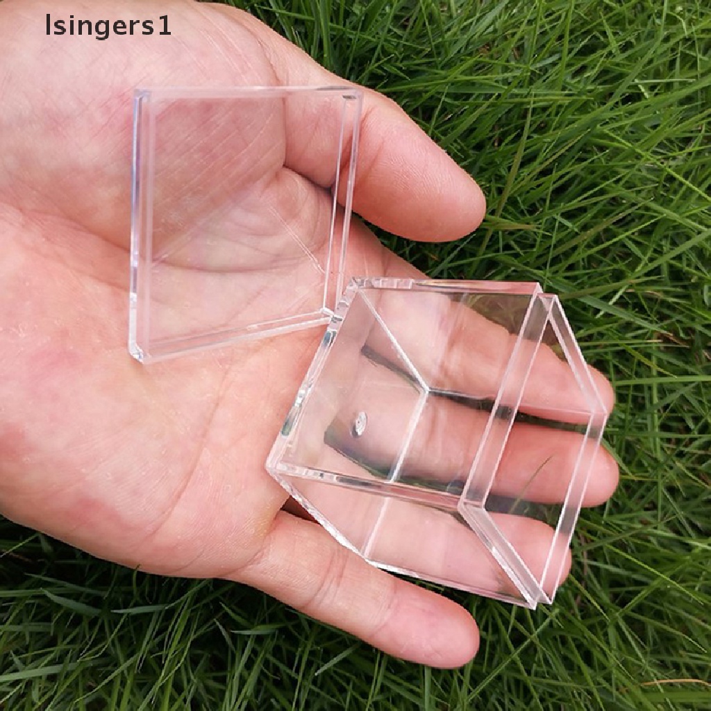 (lsingers1) Kotak Organizer Transparan Portable Untuk Souvenir Pernikahan