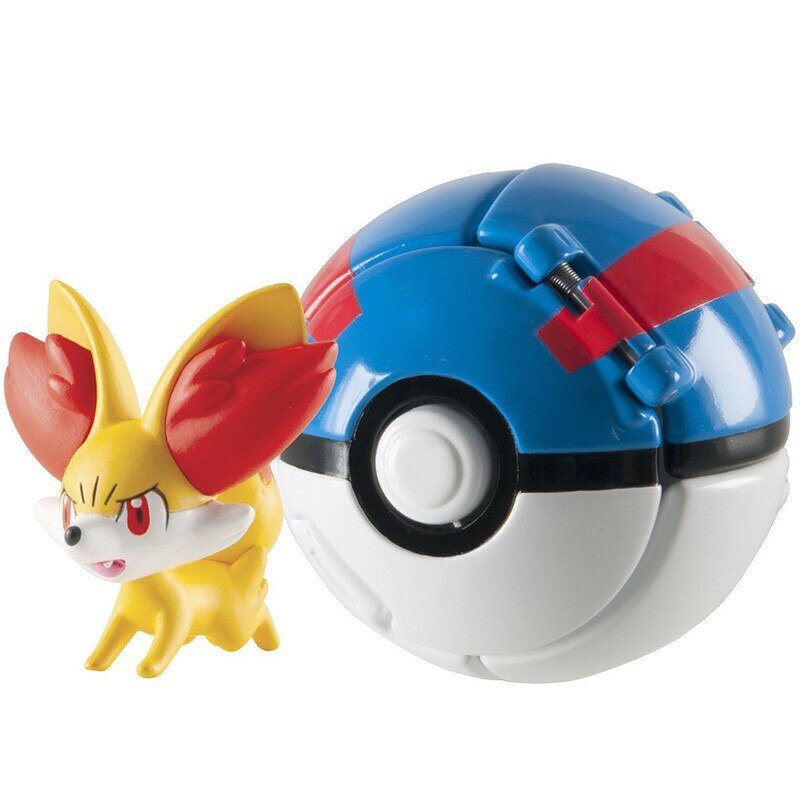 Pokemon Pikachu Boneka Peluncur Otomatis Pokemon Bola Anime Action Figure Pesona Tupai Terbang Permainan Pergi Mainan Anak Hadiah Ulang Tahun