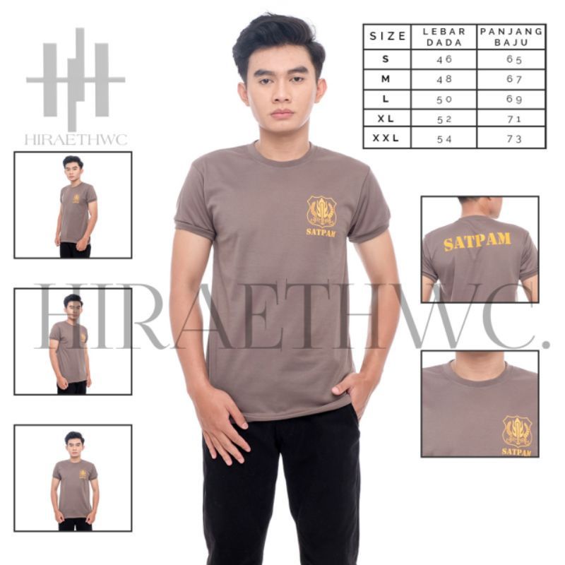 KAOS SATPAM / KAOS SECURITY LIST KUNING