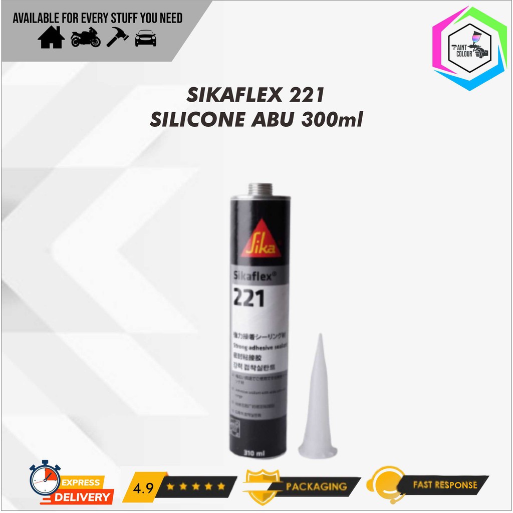 Sikaflex 221 Sealent Kaca Mobil 300ml