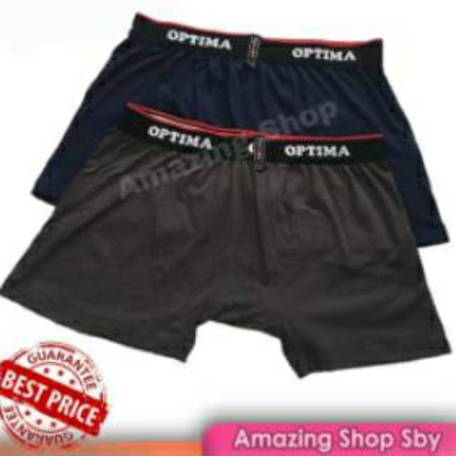 CELANA DALAM PRIA BOXER OPTIMA B005 Katun Nyaman