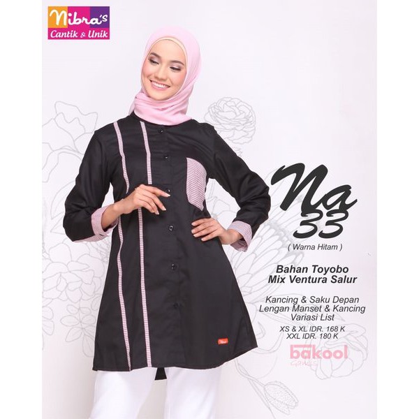 Nibras Atasan NA 33 Hitam