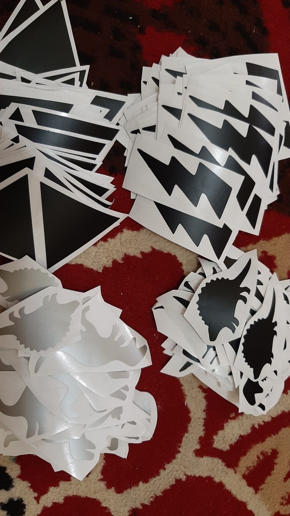 Petir  Wallsticker Walldecal Stiker Dinding Hiasan Dinding Pajangan Dinding