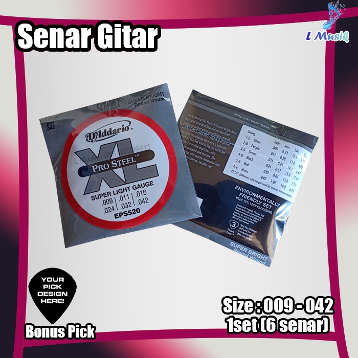 [GROSIR] SENAR GITAR AKUSTIK ELEKTRIK MINIMAL 200 SET  (LOKAL PREMIUM) - ORIGINAL NICKEL WOUND GUITAR STRINGS