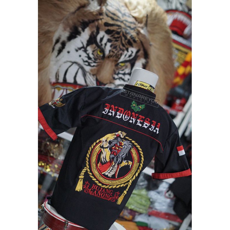 HEM PONORAGAN BORDIER BUJANGGANONG / HEM REOG  / GANONGAN ANAK / KEMEJA REOG / HEM BORDIR
