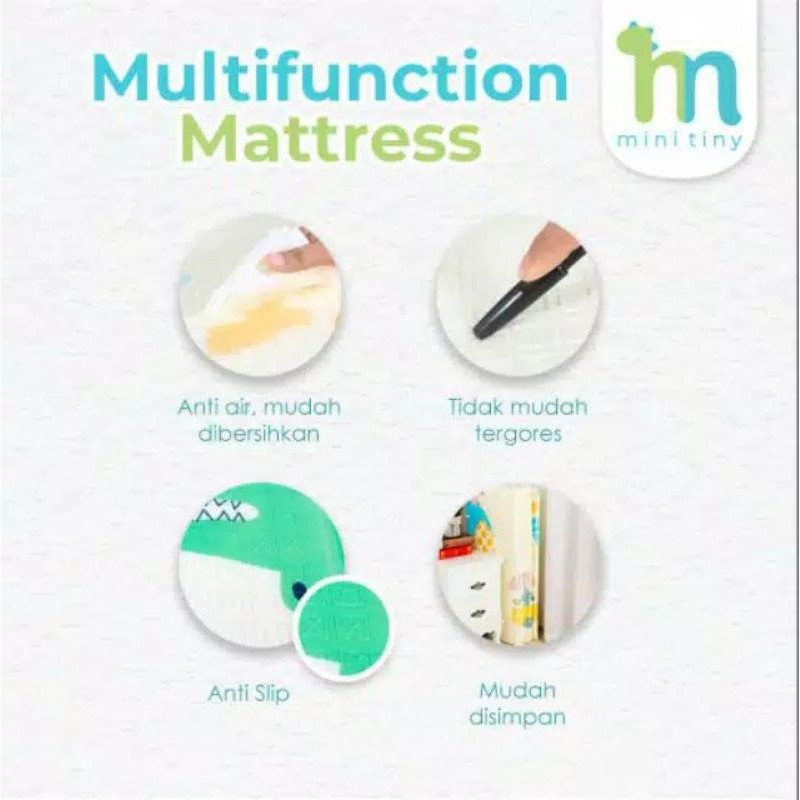 Minity Multifunction Mattress / Kiddy Matras / Karpet Lipat bermain baby