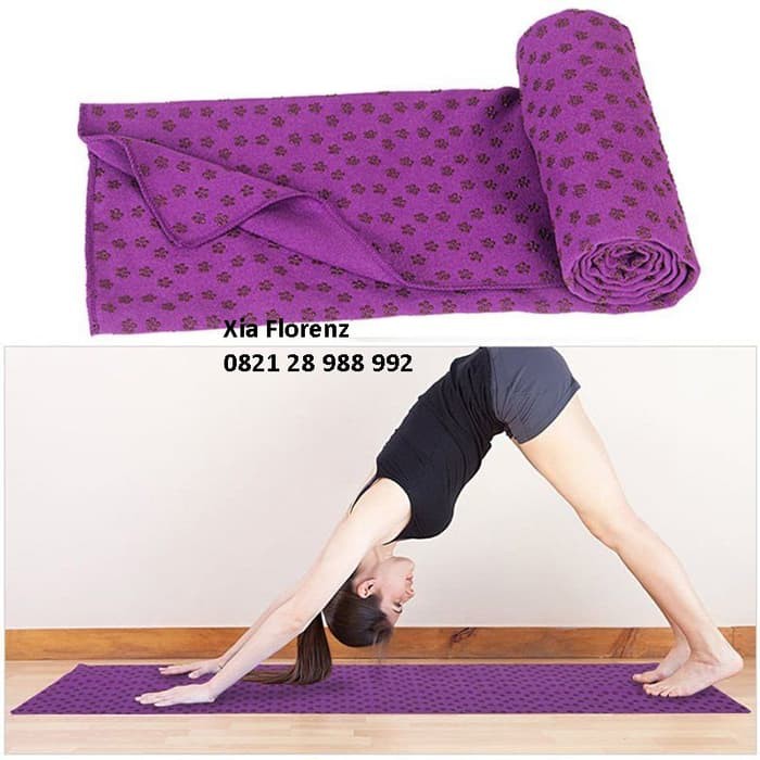 Promo Yoga Mat Towel, Handuk MatrasYoga, Alas Yoga, Yoga Mat Towel Berkualit Limited