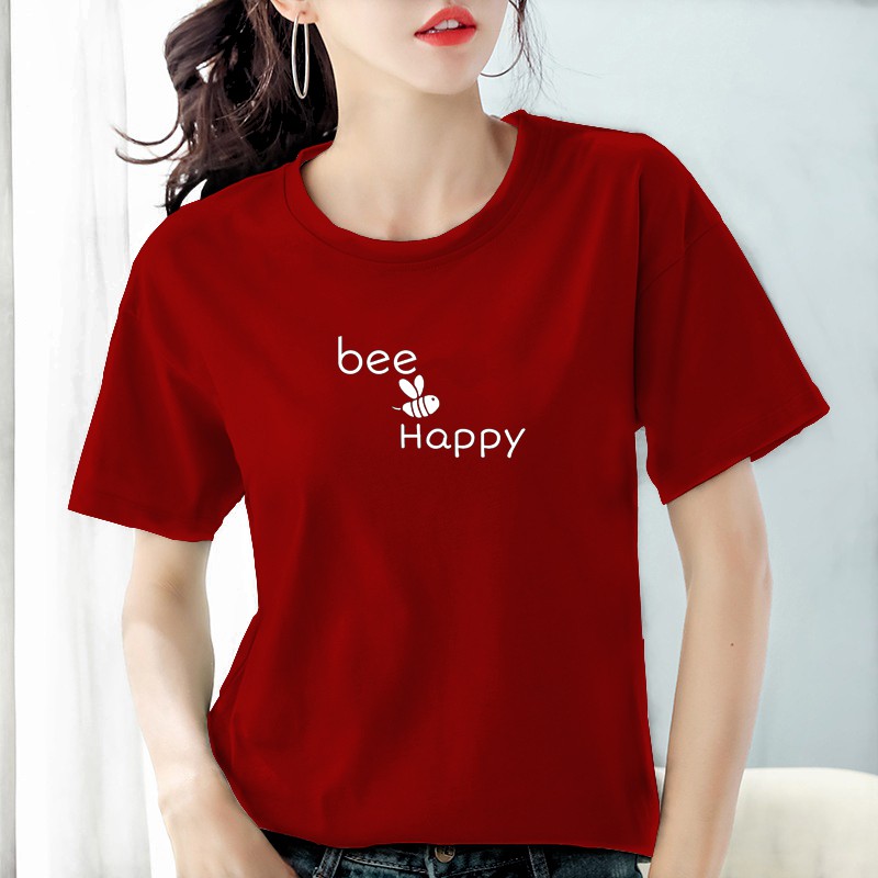 Kaos Wanita Bee Happy / Baju Wanita Bee Happy Tumblr tee 77830