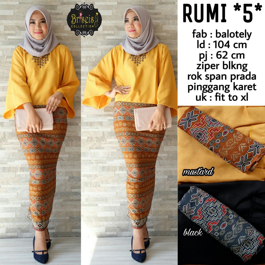Baju Setelan Kebaya Rumi Set 5