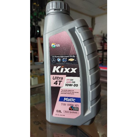 Oli Mesin Motor Kixx Ultra 4T Matic 10W-30 API SN JASO MB 0.8 ML