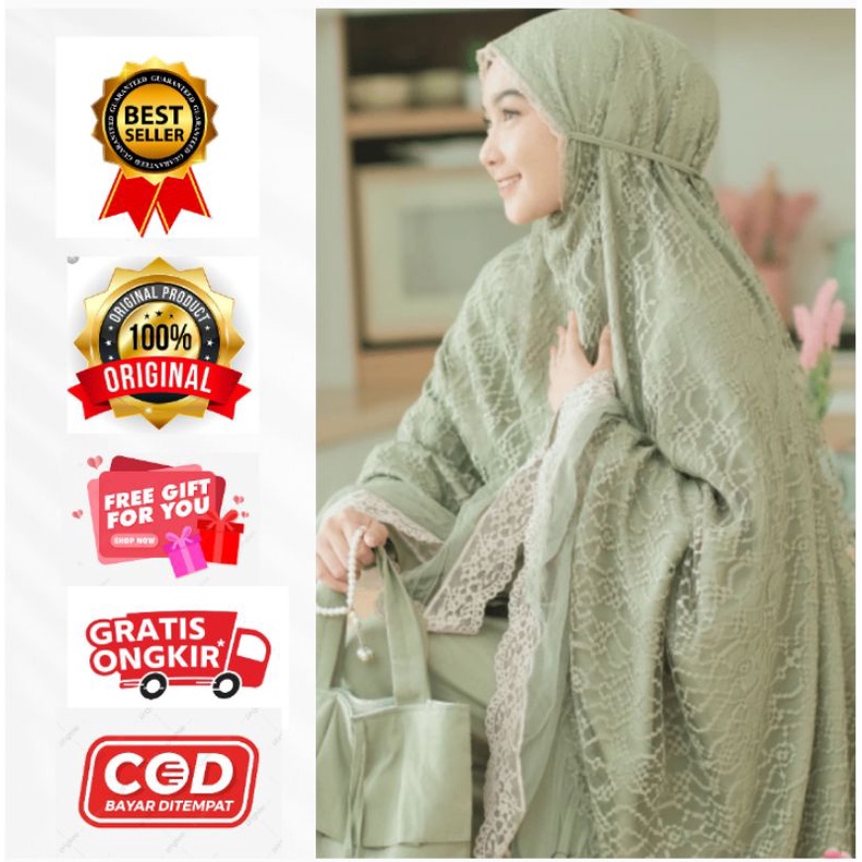 Mukena Turkey Dalanova Mukena Dewasa Jumbo Original Terbaru 2022 FREE GIFT