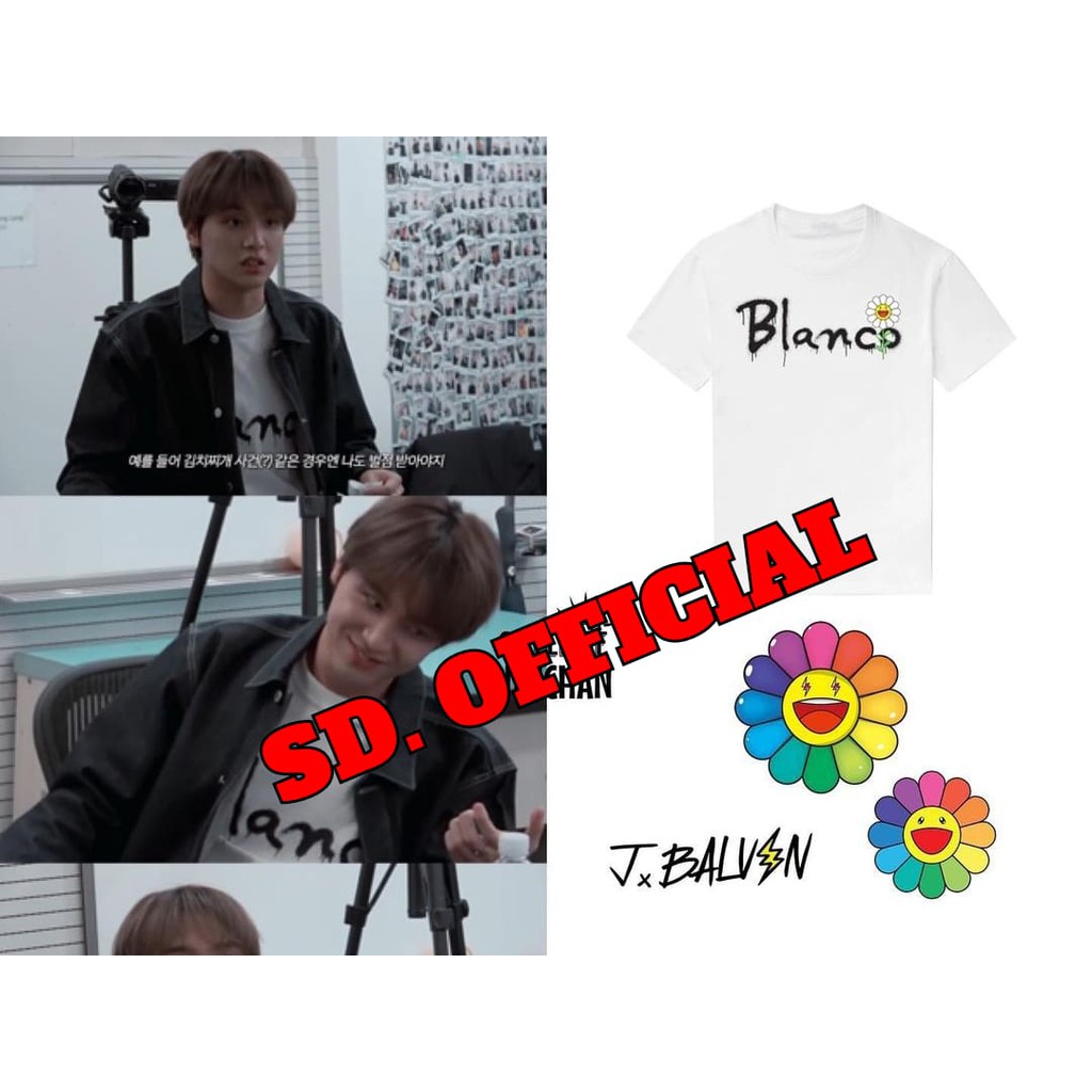 Kaos nct dream haechan blanco flower