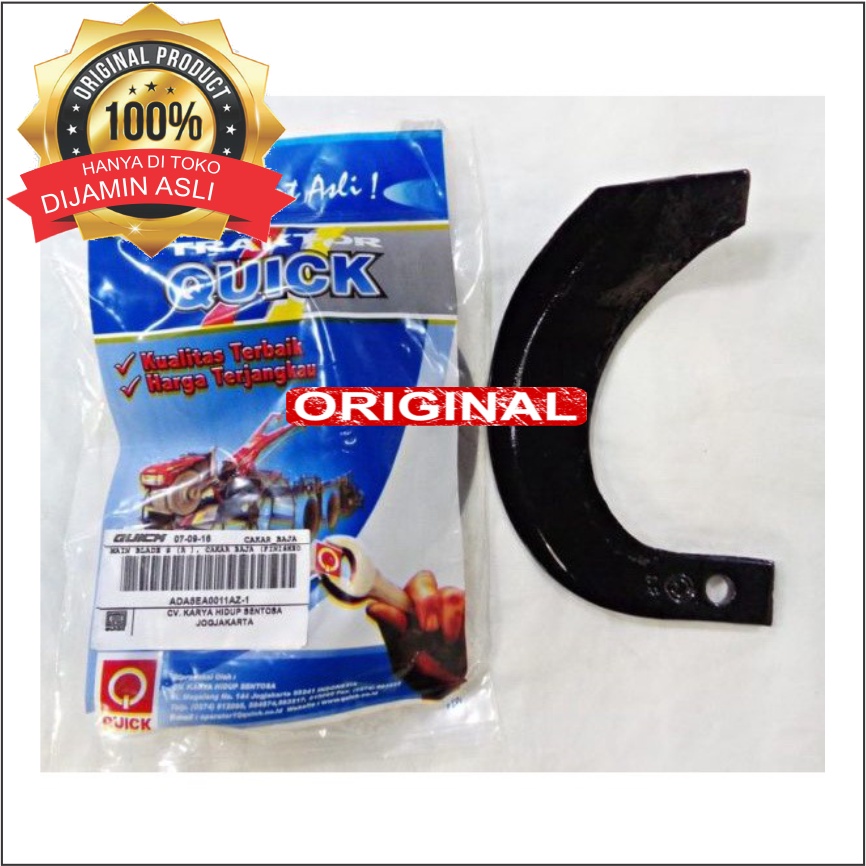 Pisau Cakar Kanan MAIN BLADE S R Traktor CAKAR BAJA Original QUICK