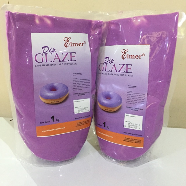 

Elmer Taro Dip Glaze 1 kg (packing pabrik)