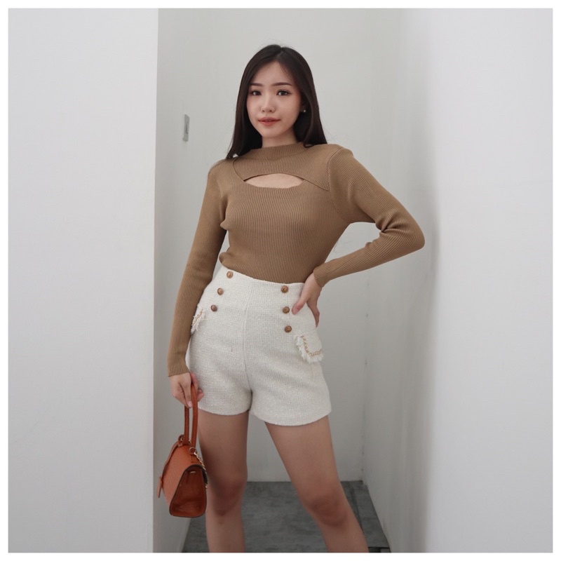 [LUXE.DLABEL]- D22 TOP | Atasan Rajut Import wanita Kaos wanita Atasan Wanita Atasan Korea wanita Korean top Croptop Croptee Atasan perempuan Top premium quality