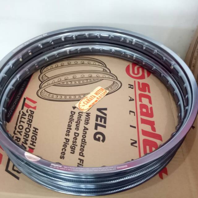 Sepasang Velg Scarlet warna Titan Ring 17x140