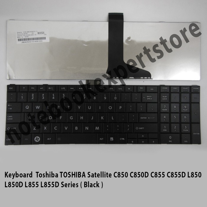 Keyboard Toshiba TOSHIBA Satellite C850 C850D C855 C855D L850 Black