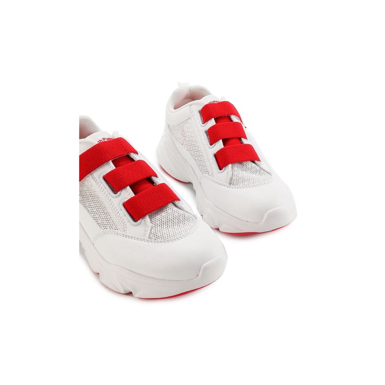 SEPATU SNEAKER WANITA HUSH PUPPIES ORIGINAL CASUAL BRANDED RED HW48