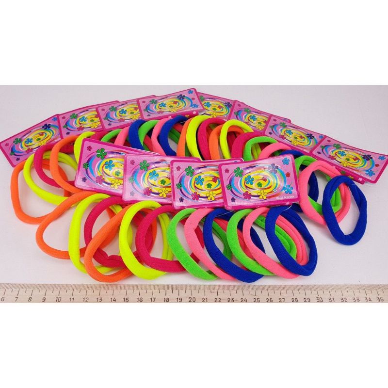 Ikat Rambut Korea Donat/Karet Rambut Ponytail /Gelang Rambut (6 pcs)