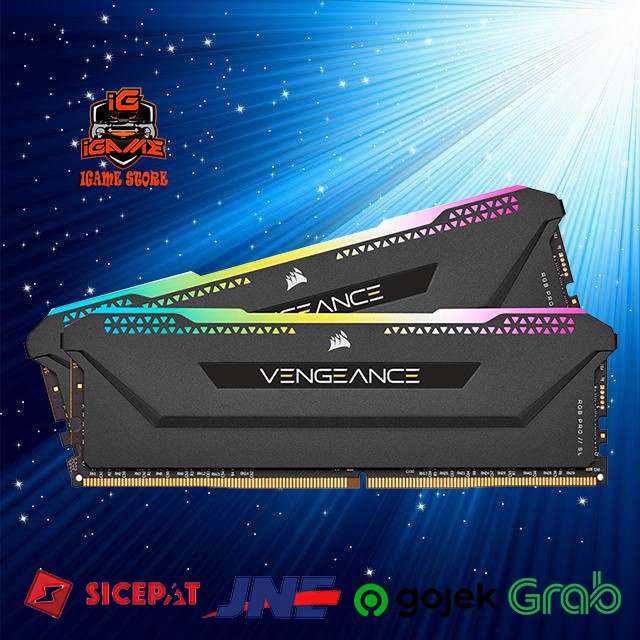 Corsair Vengeance RGB PRO SL DDR4 16GB (2x8) 3200 CMH16GX4M2E3200C16