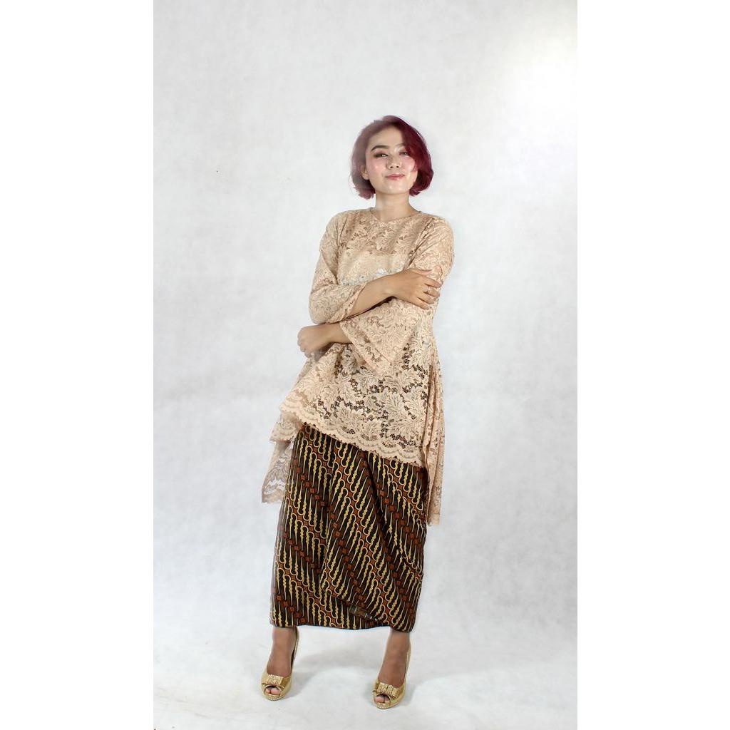 Kebaya Brokat Moka Emas NN 1