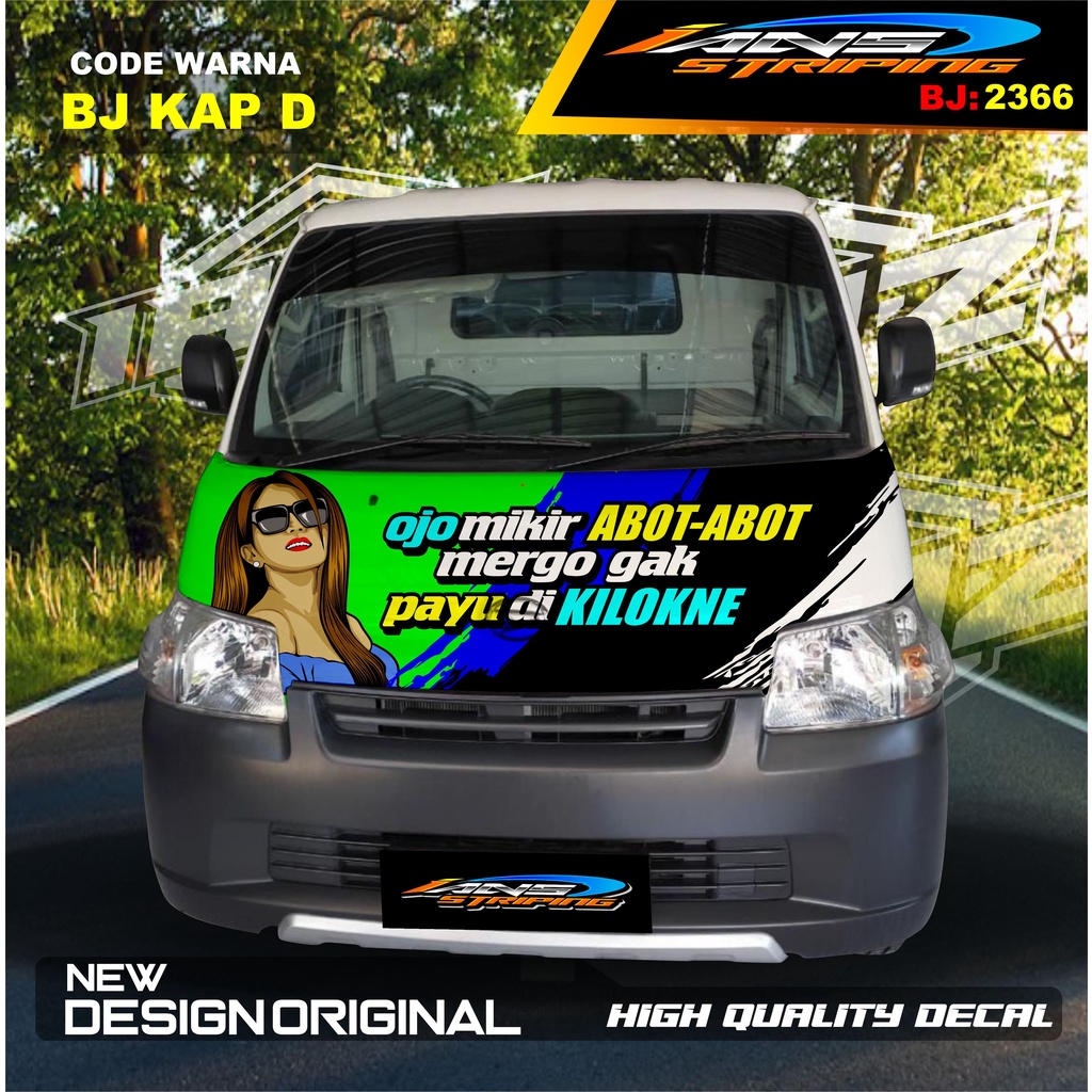 VARIASI STICKER KABIN DEPAN MOBIL GRANMAX PICK UP / VARIASI STIKER KABIN DEPAN PICK UP / DECAL STIKER KABIN CARRY PICK UP L300 DLL