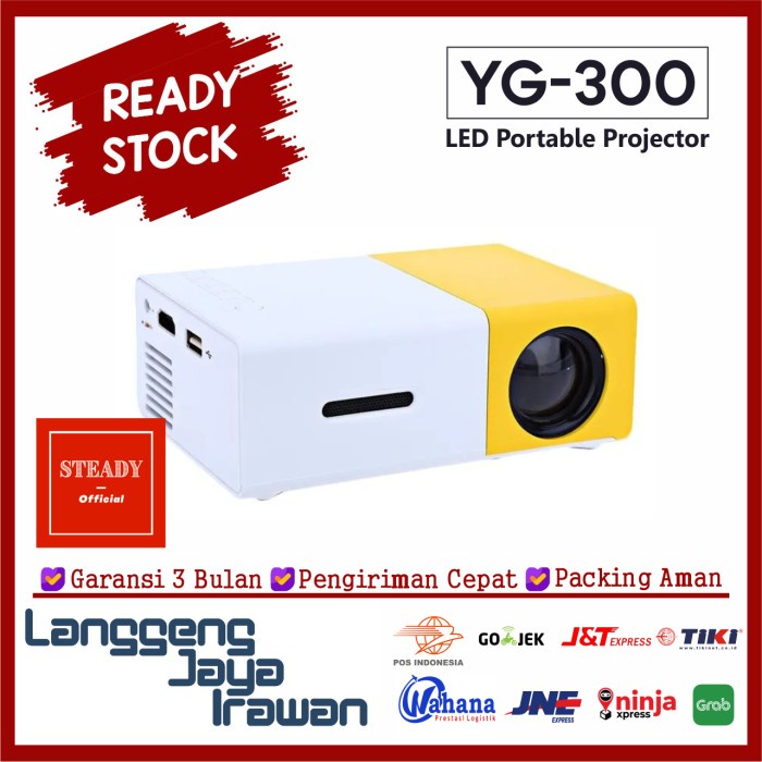 

Premium Proyektor Projector Yg 300 Yg300 Mini Portable Led High Quality Pocket