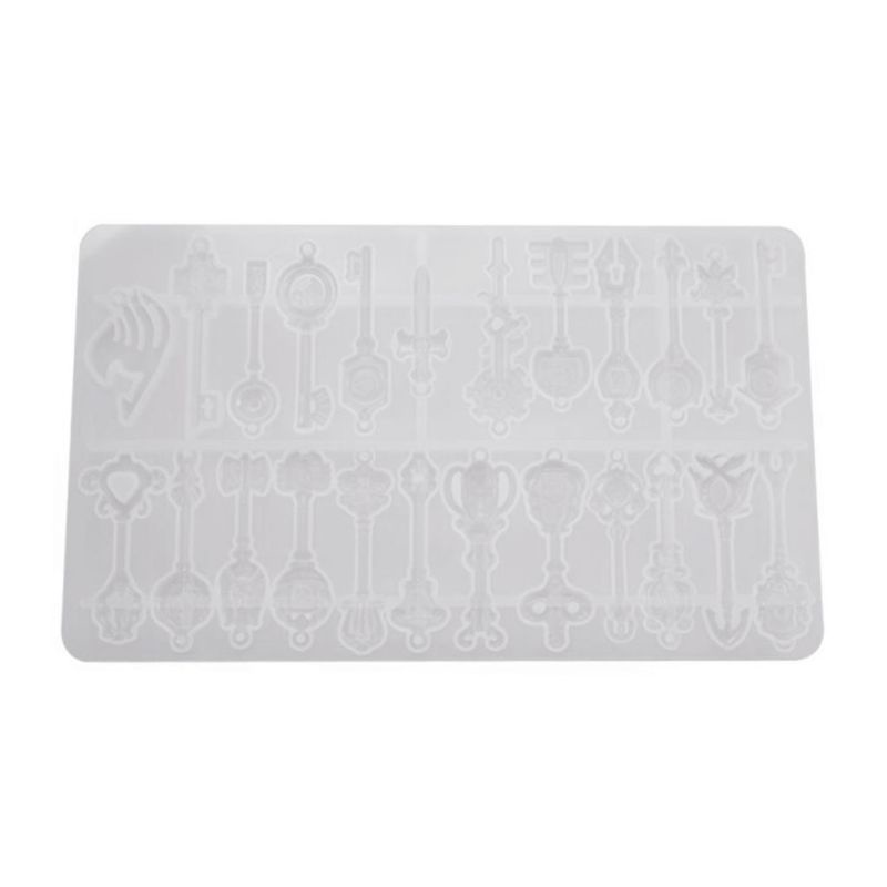 SIY  Crystal Epoxy Resin Mold Tray Key Pendant Casting Silicone Mould DIY Crafts Jewelry Making Tools