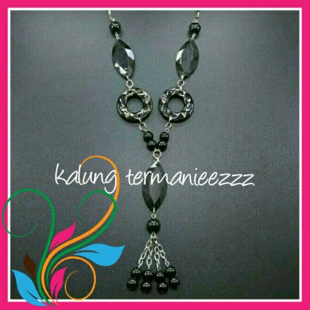 Aksesoris kalung hijab fashion unik kalung kekinian